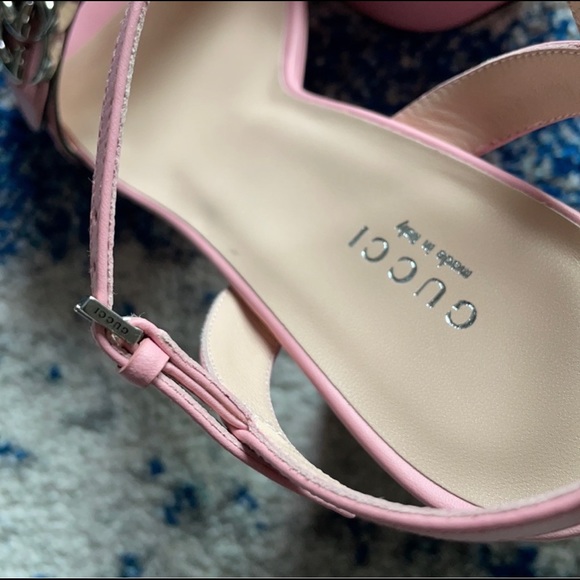 RARE Gucci MARMONT 55 PLATFORM SANDAL 38.5 / 8.5 - Picture 7 of 11